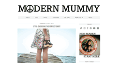 Desktop Screenshot of modernmummy.co.uk